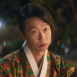 Flower Master character in traditional costume.