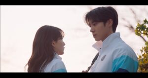 Head Over Heels Kdrama romantic love confession scene between leads.