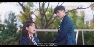 Head Over Heels Kdrama scene showing one-sided love between the characters.