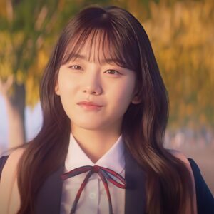 Head Over Heels Kdrama Park Seong Ah character in school uniform.
