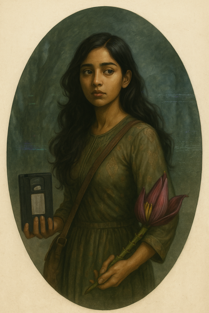 The brave yet nervous Anaya from "When Trees Remember" short story from Arogya